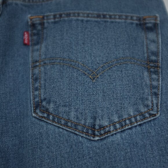 Levi's 550 Relaxed Fit jeans 4891 medium stonewash denim pants - Picture 3 of 15
